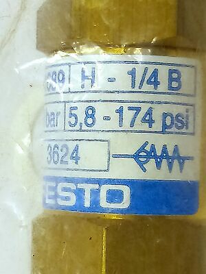 Festo 11689 1/4 in 0.4-12 bar Pneumatic Non-Return Valve