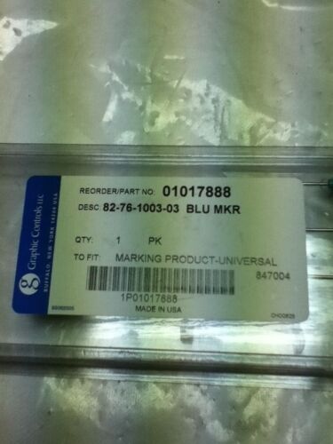 GRAPHIC CONTROLS 82-76-1003-03 BLUE MARKING PRODUCTS