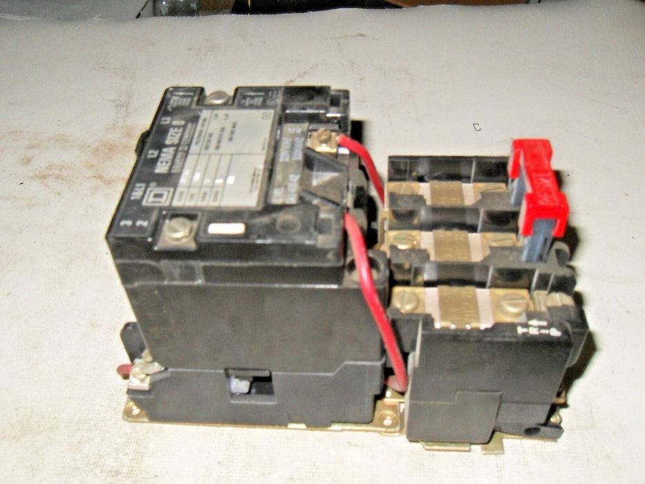 Square D 8536-SB02 Form S Ser a Size 0 Starter