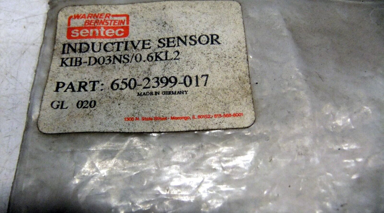 Warner Bernstein Inductive Sensor 650-2399-017