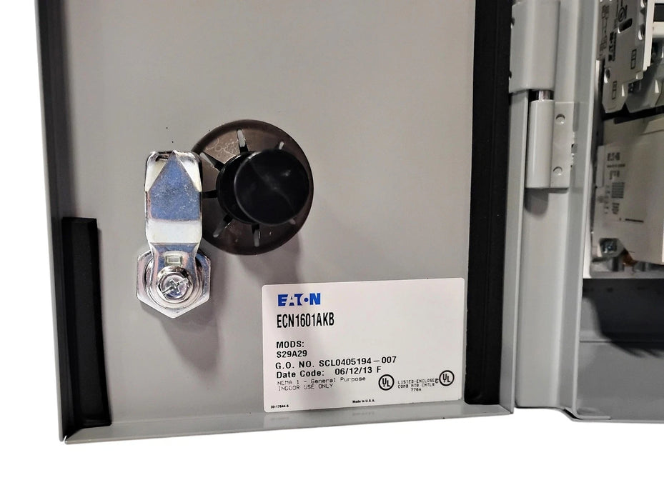 Eaton ECN1601AKB NEMA Size 0 FVNR Freedom Combination Starter w/Fused Disconnect