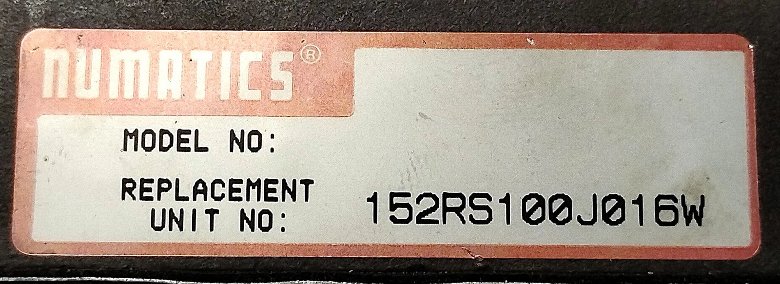 Numatics 152RS100J016W 10-130 psi Pneumatic Regulator