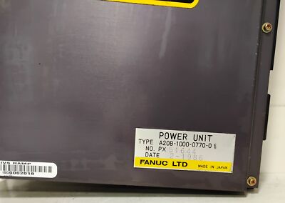 Fanuc A20B-1000-0770-01 A20B-1000-0770 A20B-1000-0770/06A Power Supply Unit