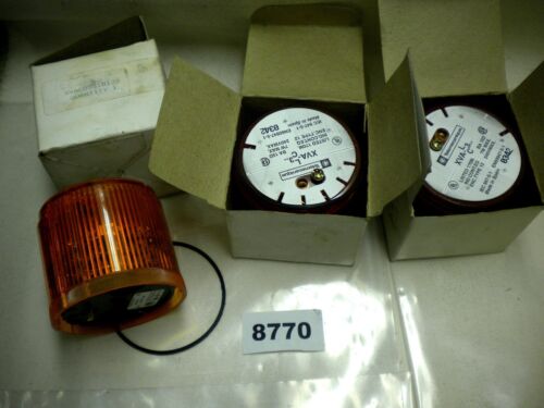 3 Telemecanique Lens Amber XVAC351 XVAC351B120