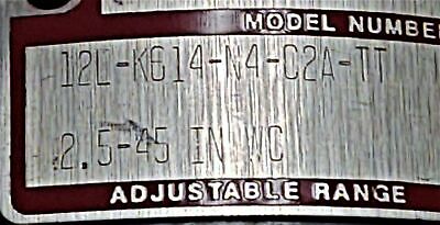 SOR 12L-K614-N4-C2A-TT Pressure Switch