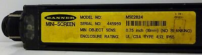Banner Engineering MSE2824 Mini-Screen Safety Light Curtain Emitter