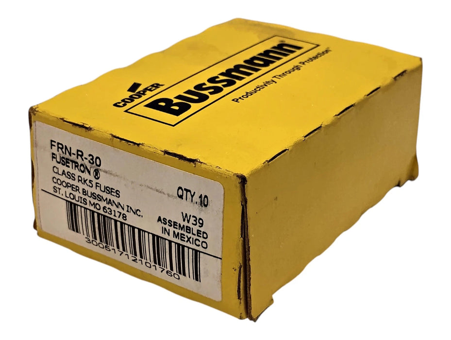 Bussmann FRN-R-30 250 V AC / 125 V DC 30 A Current-Limiting Time-Delay Fuses