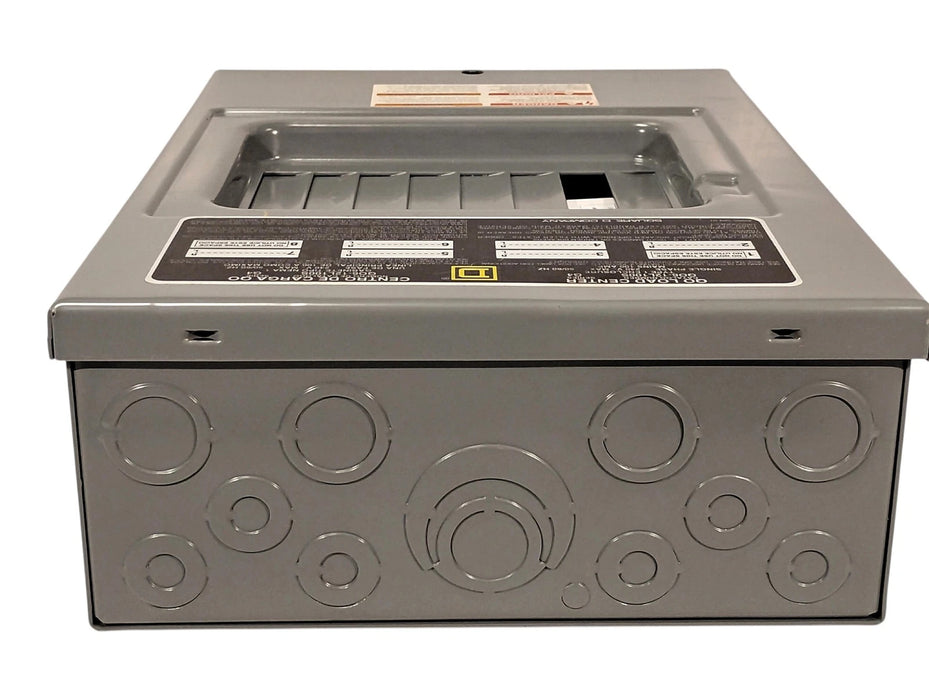 Square D QO6-12L100S 120/240 V AC 100 A Main Lug Load Center w/ 6 Spaces