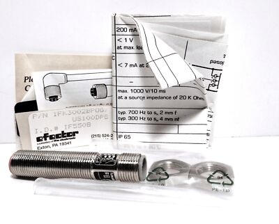 IFM Efector IFK3002-BPOG/US-100-DPS IF5508 10-30 V DC Inductive Proximity Sensor
