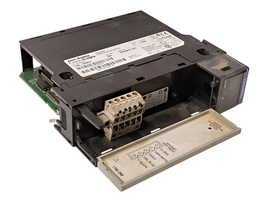 Allen-Bradley 1756-DNB Cat Rev Q01 Ser A F/W Rev 4.002 24 VDC PLC Module