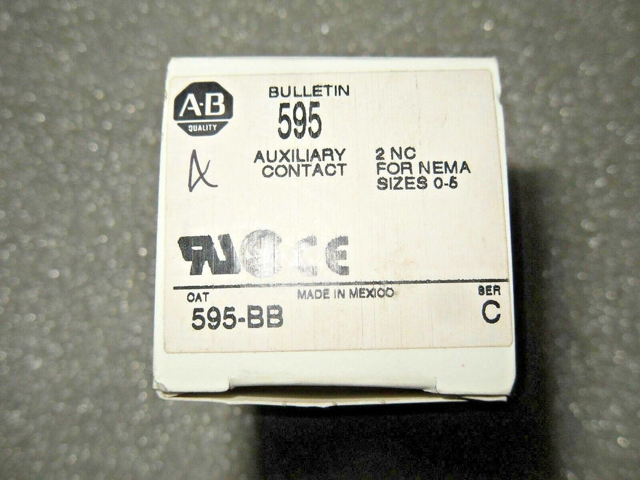 Allen-Bradley 595-BB 2NC Auxiliary Contact