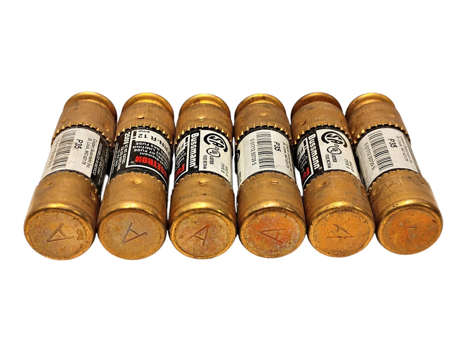 Bussmann FRN-R-12 250VAC/125VDC 12 A Current-Limiting Time-Delay Fuses