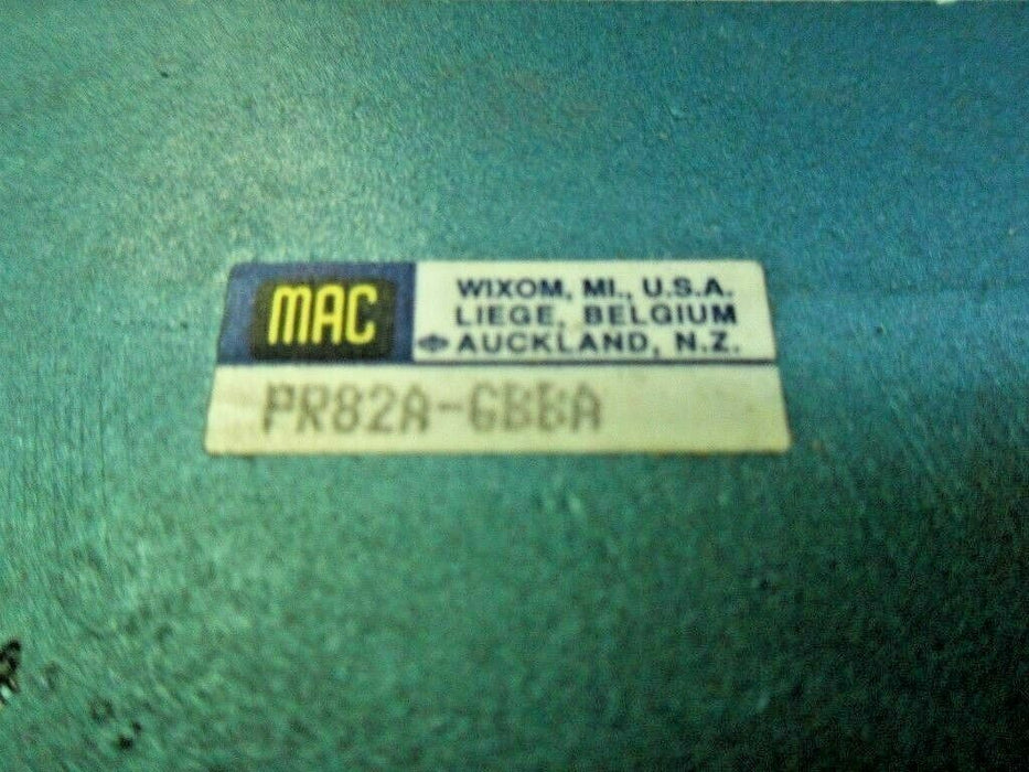 MAC PR82A-GBBA PRESSURE REGULATOR