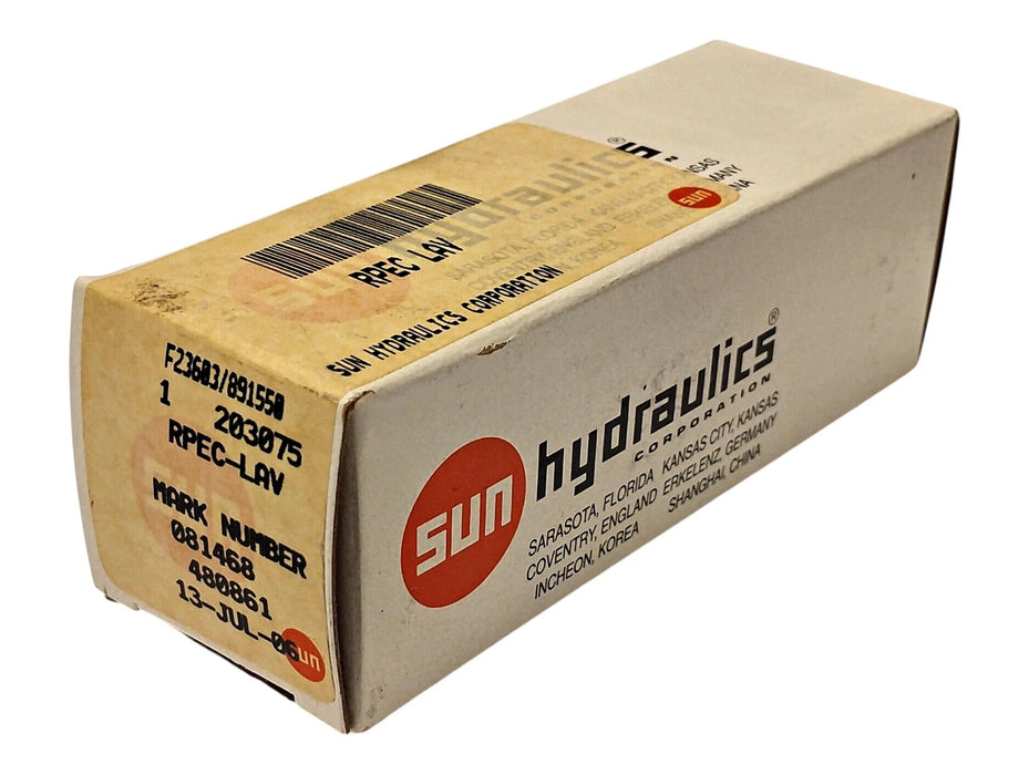 Sun Hydraulics RPEC-LAV 5000 psi Pilot-Operated Balanced Piston Relief Valve