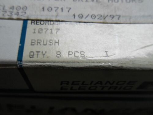 Lot Of 8 Reliance Electric 10717 Motor Brushes