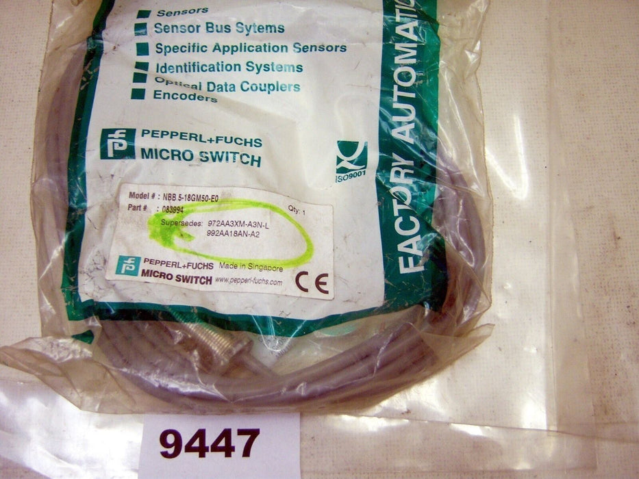 Pepperl Nbb 5-18Gm50-Eo Proximity Switch