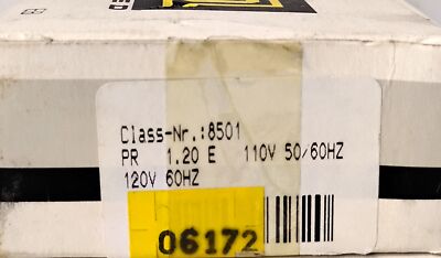 Square D 8501-PR1.20E 110/120 V AC 10 A Overload Control Relay