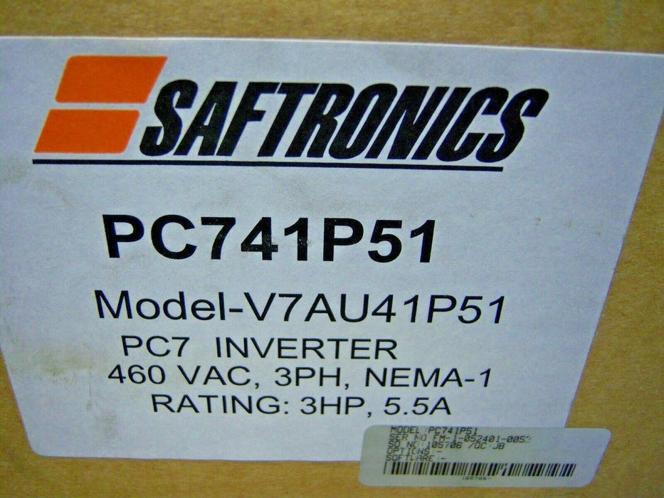 Saftronics CIMR-V7AU41P51 3HP Drive