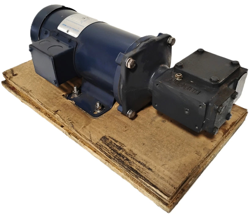 Leeson 098069.00 180V 3/4HP 1750RPM Permanent Magnet Motor w/ Hub City 022060358