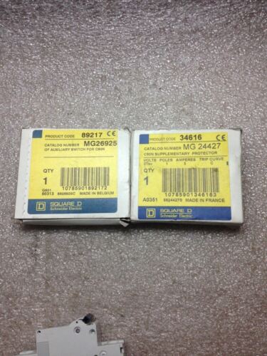 2 Square D MG24427 / MG26925 Supplementary Protectors