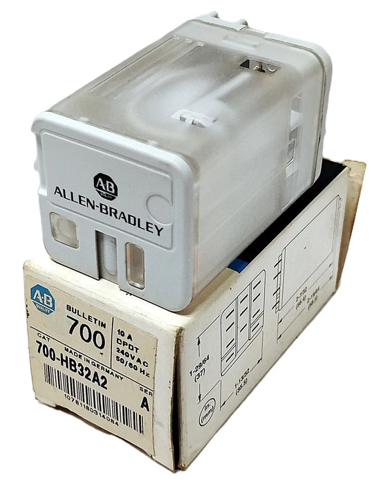 Allen-Bradley 700-HB32A2 240 V AC 10 A Miniature Ice Cube Relay