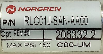 Norgren RLC01J-SAN-AA00 Pneumatic Cylinder