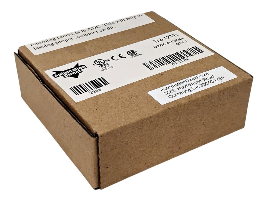 AutomationDirect D2-12TR DirectLogic DL205 6-24 VDC/6-240 VAC PLC Output Module