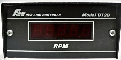 Red Lion Controls DT3D0500 Panel Mount Digital Tachometer