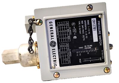 GE CR127B1 120-600 V 1-115 psi Pressure Switch in NEMA 13 Enclosure
