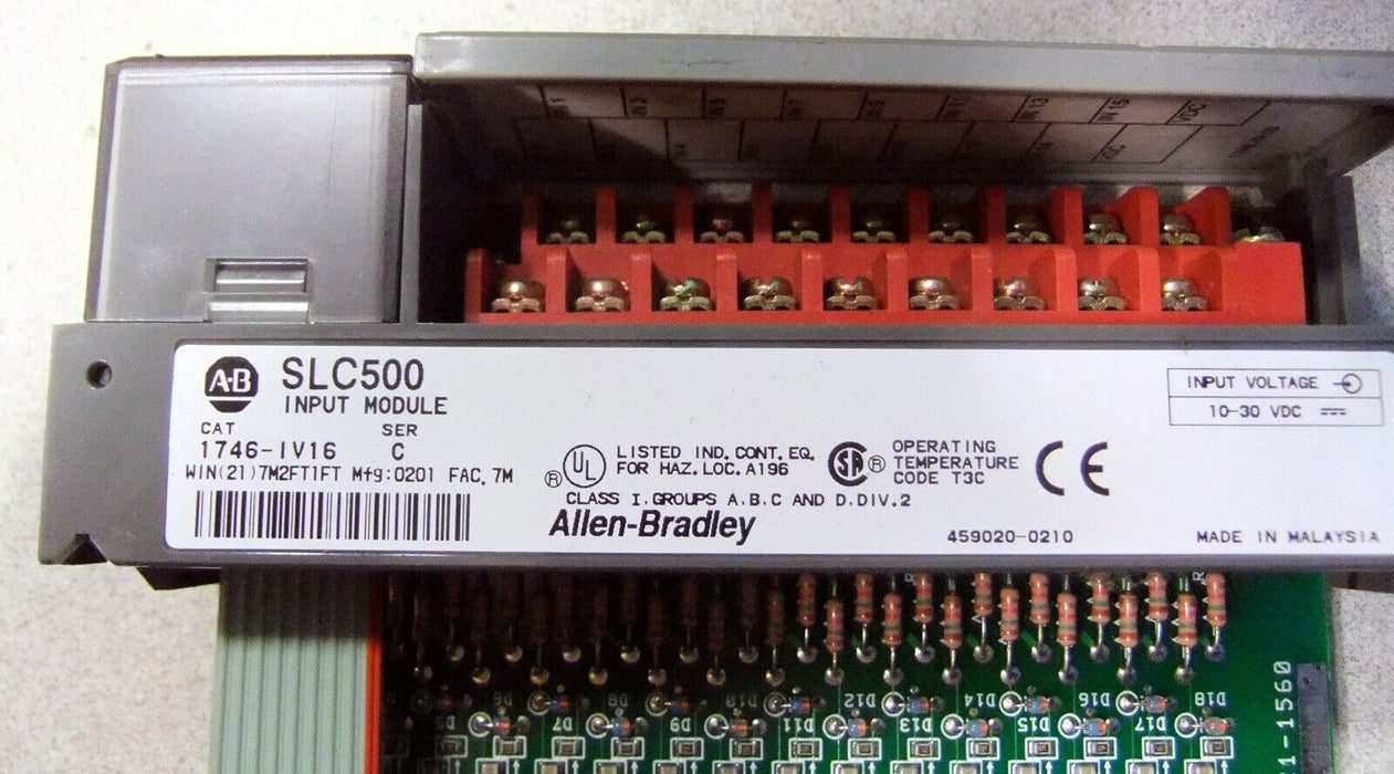 Allen-Bradley 7 Slot Rack 4 INPUTS 1746-BAS 1746-HS