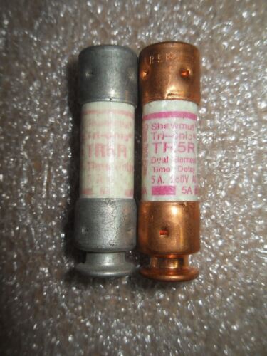 12 Gould Shawmut Tri-Onic TR5R 250 Vac Fuses