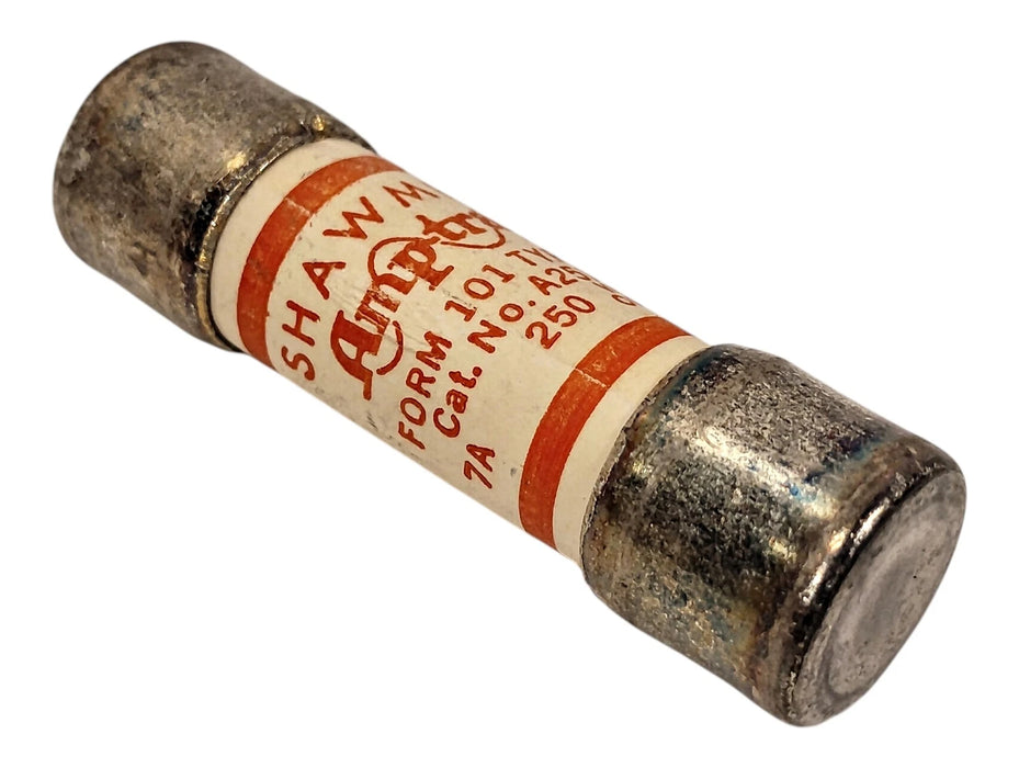 Shawmut A25X7 Form 101 Type 1 250 V AC 7 A Current-Limiting Fast-Acting Fuses