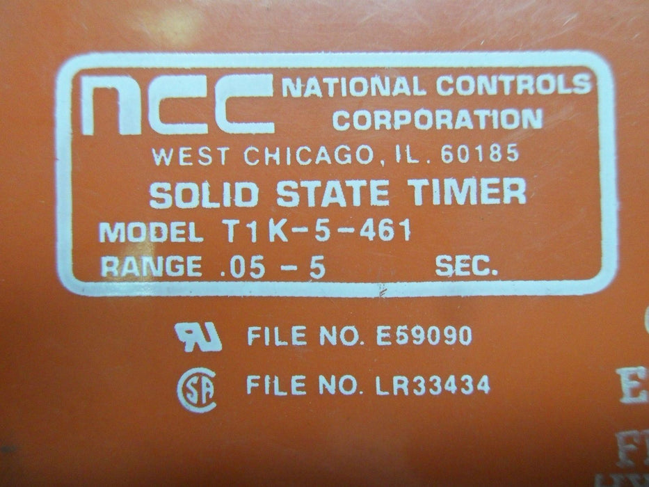 NCC T1K-5-461 Solid State Timer
