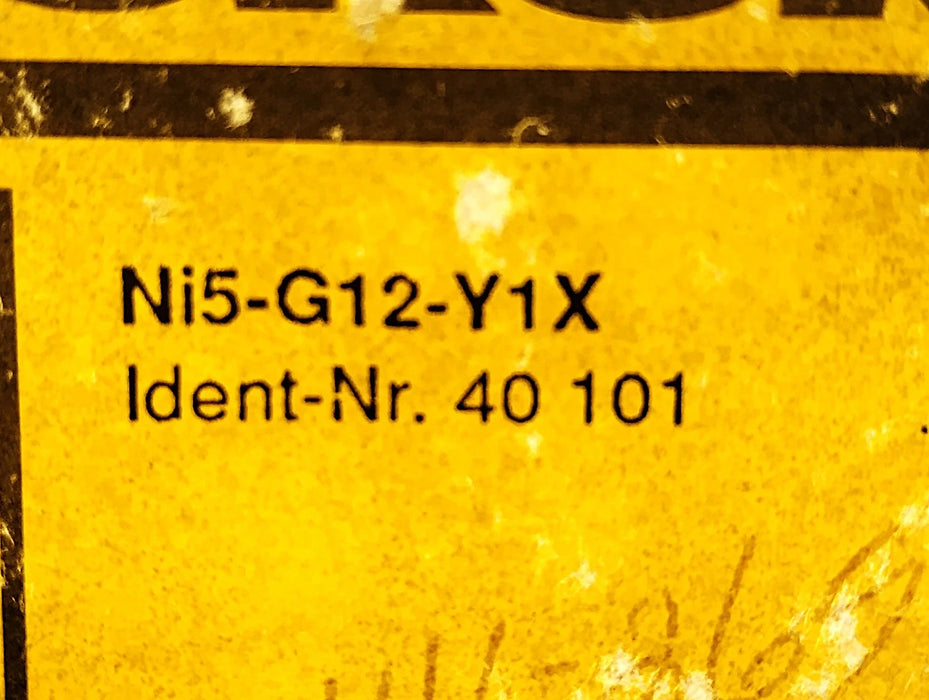 Turck NI5-G12-Y1X 40101 Inductive Proximity Sensor