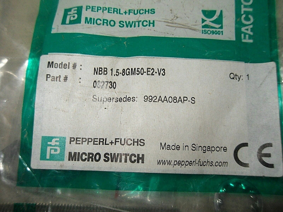 Pepperl 082730 Proximity Switch NBB 1.5-8GM50-E2-V3