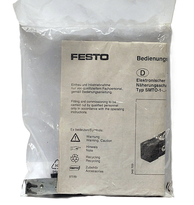 Festo SMTO-1-PS-S-LED-24C 151685 10-30 V DC Proximity Sensor
