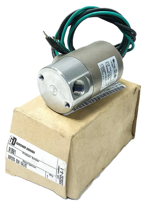 Versa Valve 91B81 100/120VAC/38VDC 75 psig Solenoid Valve for Gardner Denver