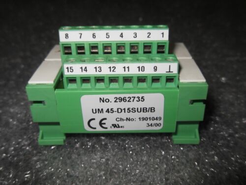 Phoenix Contact Um 45-D15Sub/B Varioface Module