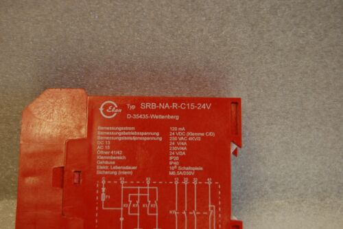 SCHMERSAL SRB-NA-R-C15-24V SAFETY RELAY