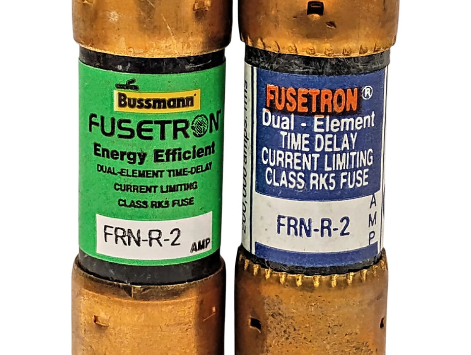Bussmann FRN-R-2 250 V AC 2 A Current-Limiting Time-Delay Fuses