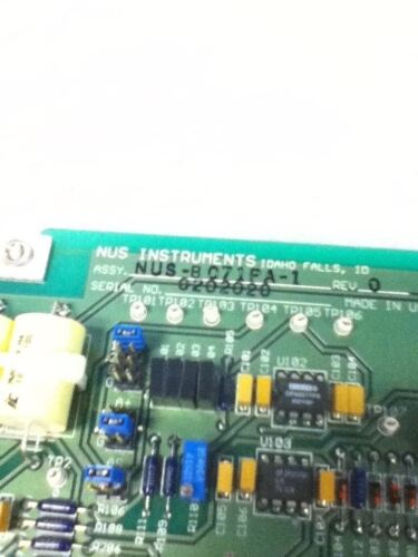 NUS INSTRUMENTS NUS-B071PA-1 BOARD