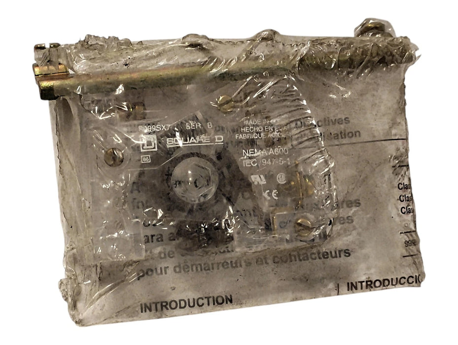Square D 9999-SX-7 600 V AC Type S Size 00-7 1 NC Electrical Interlock