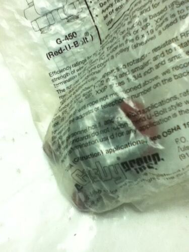 Crosby G-450 Red Clamp 1/2"