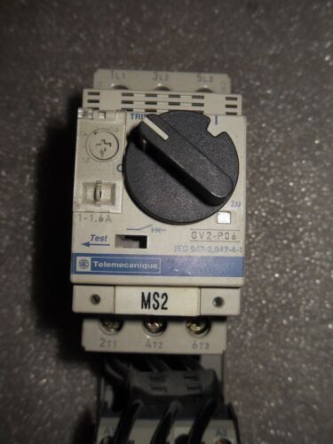 Telemecanique GV2-P06 Starter W/ LC1-D09-10 Contactor