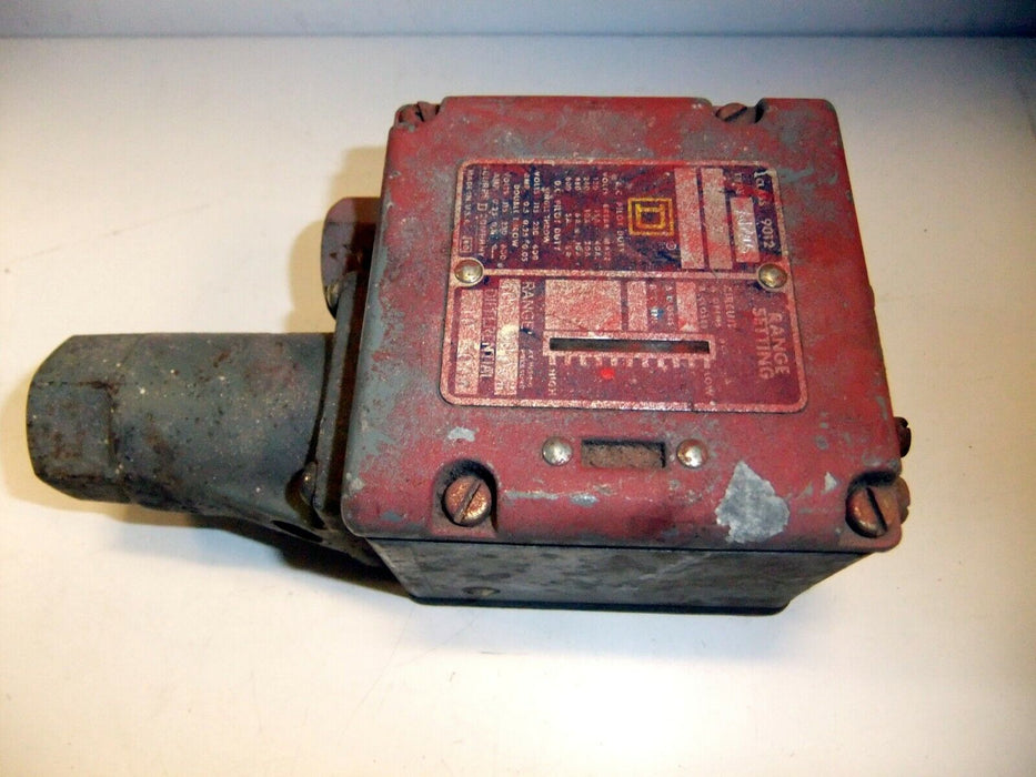 Square D Pressure Switch 9012-ADW-6