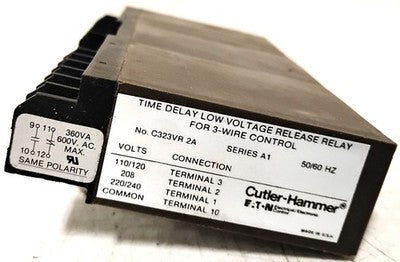 Cutler-Hammer C323VR2A 110-240 V AC Time Delay Low Voltage Release Relay