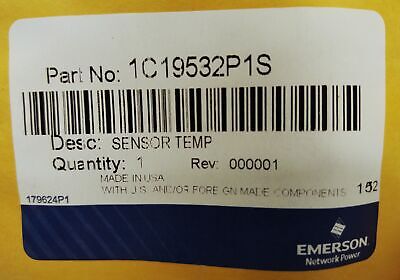 Emerson 1C19532P1S Temperature Sensor