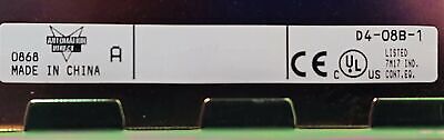 Automation Direct D4-O8B-1 PLC I/O Module Base