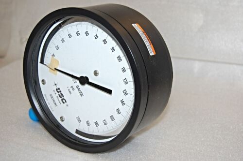AMETEK 1404 200PSI 1/2 ANPT LM PRESSURE GAUGE