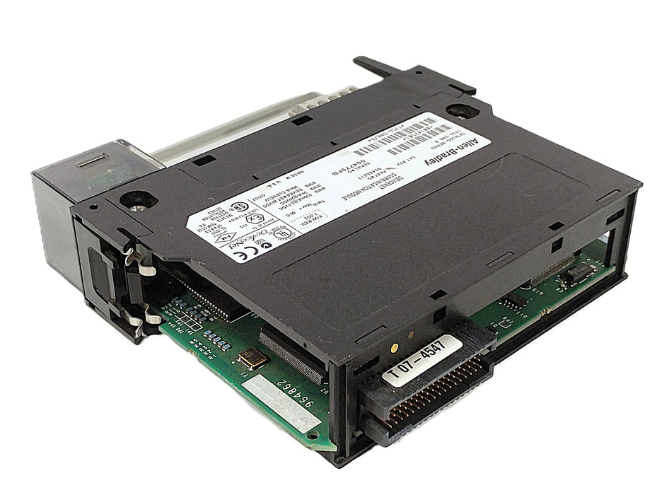 Allen-Bradley 1756-DNB Ser B F/W Rev 7.002 24 VDC Digital PLC Module No Cat Rev